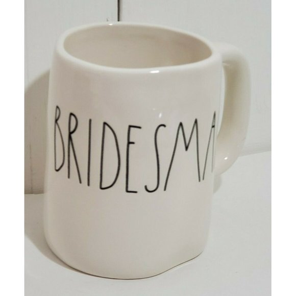 Rae Dunn Magenta Artisan Collection Wedding Shower Gift BRIDESMAID Mug Cup - Picture 1 of 11